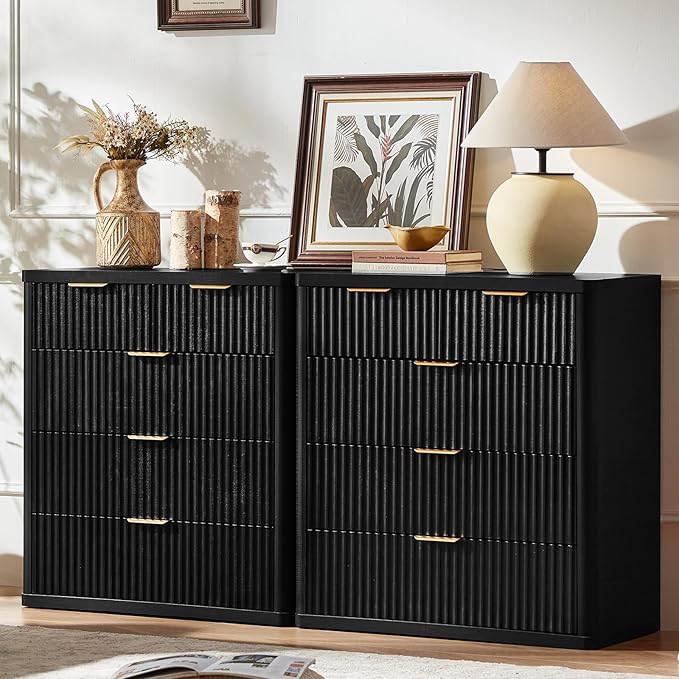 LEYAOYAO Fluted 5 Drawers Dresser - Image 6