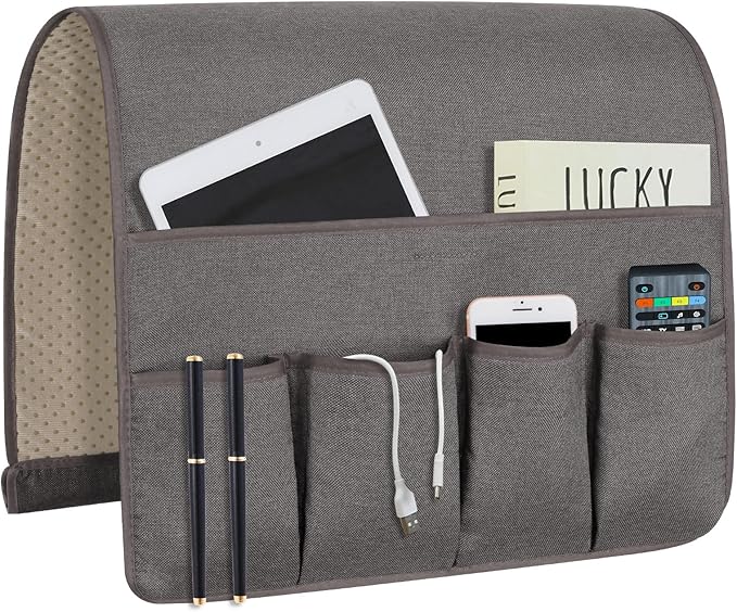 NB Sofa Armrest Organize remote holder bedside caddy organizer by Unknown