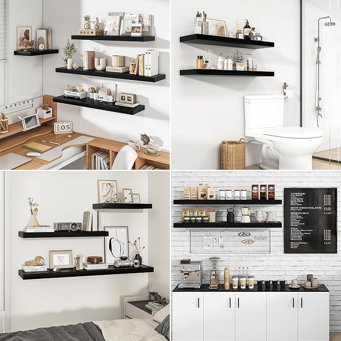 RICHFOCUS 72Inch Floating Shelves - Image 7