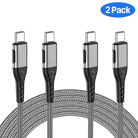 Durcord USB C to USB C Cable, Type C to Type C Charger Braided USB Cable - Image 2