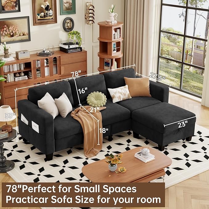 ZeeFu Sectional and Sofa Couches - Image 2