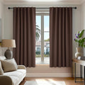 Deconovo Blackout Curtains for Kitchen Window, Back Tab and Rod Pocket Curtains by Deconovo
