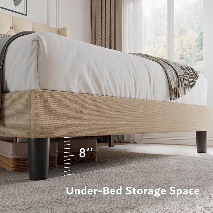 iPormis Queen Platform Bed Frame - Image 4