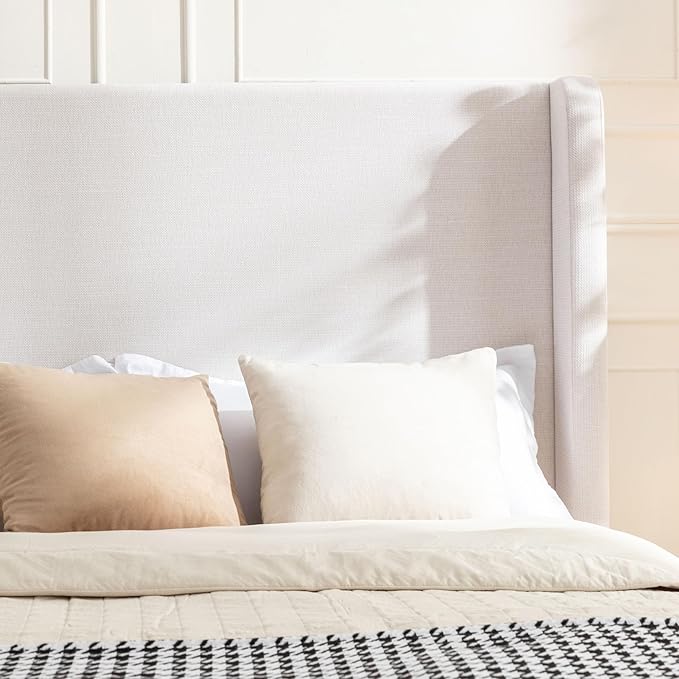 Harper Upholstered Bed with 54" Tall Headboard - Image 4