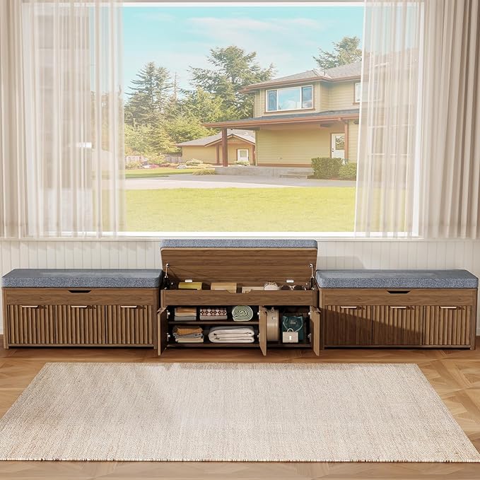 Shoe Bench with Storage - Image 8