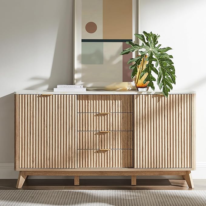 T4TREAM 60" Fluted Dresser - Image 3