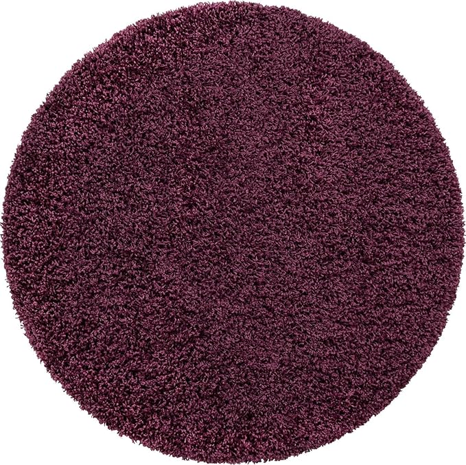 Unique Loom Solid Shag Collection Area Rug - Image 11
