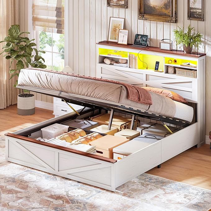 AOGLLATI Farmhouse Full Size Bed Frame - Image 9