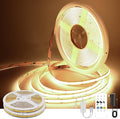 COB LED Strip Lights Warm White, 24V Dimmable led Light Strip KIT by PanderyCOBLightUPYourLife
