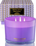 96NORTH Luxury Lavender Soy Candle | Large 3 Wick Jar Candle | Up to 50 Hours by 96NORTH%C2%AE