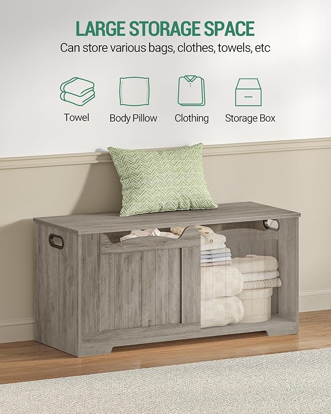 Hzuaneri 39.4" Storage Chest, Storage Bench Trunk - Image 7