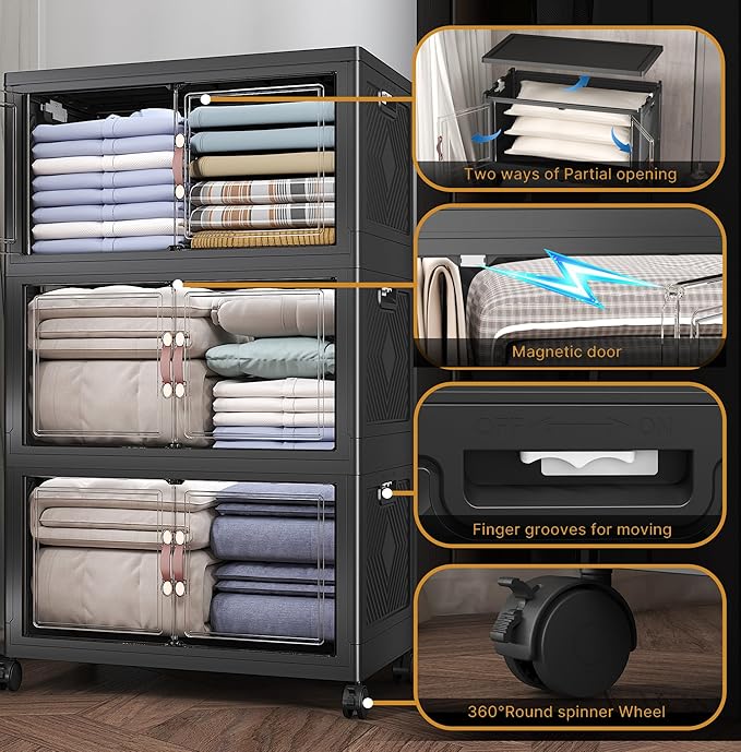 Extra Large Stackable Storage Bins - Image 7
