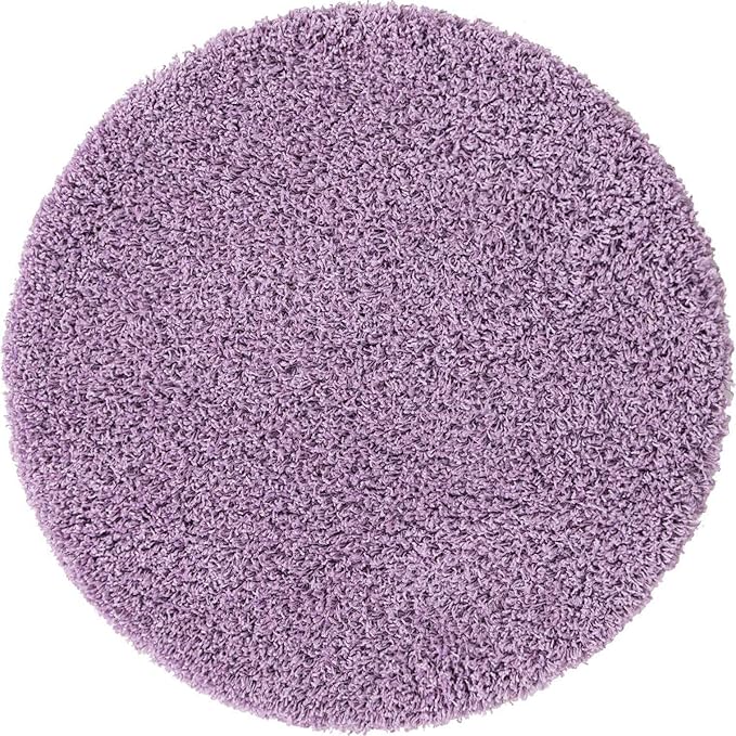Unique Loom Solid Shag Collection Area Rug - Image 11