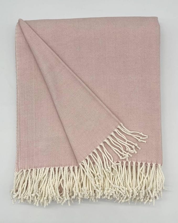 Alashan Cotton Acrylic Adirondack Herringbone Woven Throw - Image 2