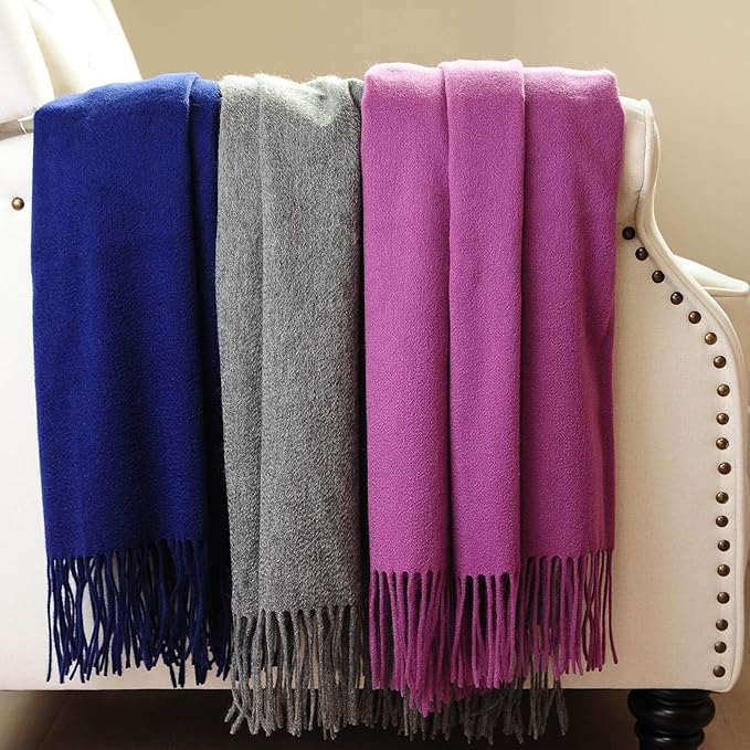 CUDDLE DREAMS Premium Cashmere Throw Blanket - Image 8