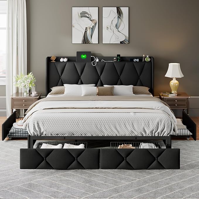 Feonase King Size Bed Frame - Image 8