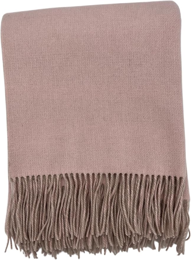 Alashan Cashmere Blend Double Faced Throw-Super Soft and Luxe Fabric- Perfect - Image 2