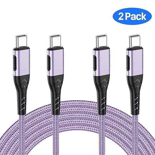 Durcord USB C to USB C Cable, Type C to Type C Charger Braided USB Cable - Image 3