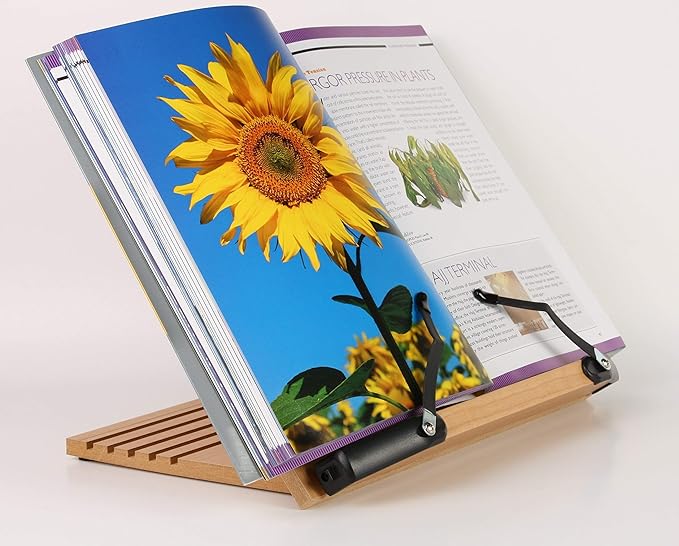 A+ Book Stand BS1500 11.8x8.5 Portable Adjustable Foldable Bookstand Holder - Image 7