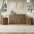 7 Drawer Dresser & Nightstand Set 3-Piece, 55” Wide Bedroom Dresser and Night by NOVAMAISON
