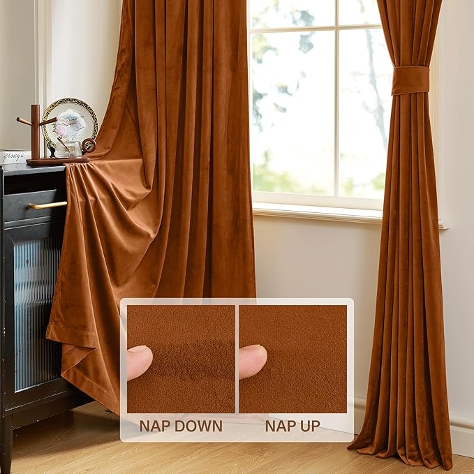 StangH Burnt Orange Curtains Fall - Image 4