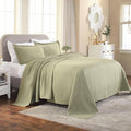 Superior 3 Piece Basketweave Cotton Bedspread Set, Home Bed Decor, Decorative by SUPERIOR