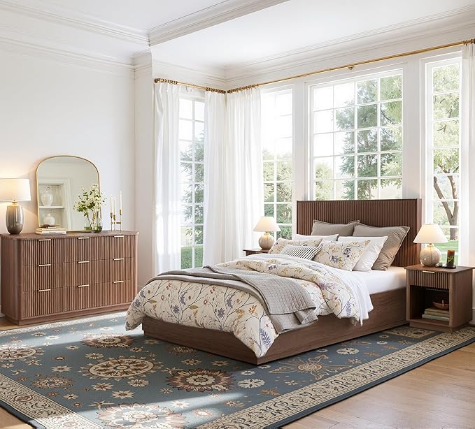 win2win 9 Drawer Dresser, Mid Century Modern Dresser - Image 9