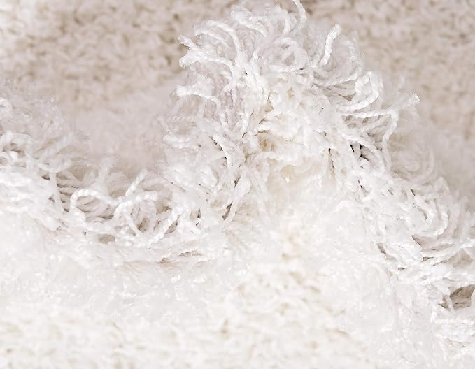 Unique Loom Solid Shag Collection Area Rug - Image 9