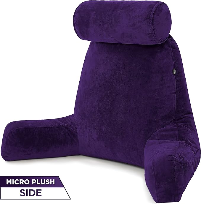 Husband Pillow XXL Aspen Edition, Adult Reading Sit Up Bed Rest Pillow - Image 9