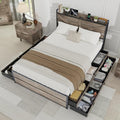 Queen Size Wooden Bed Frame by PAUKIN