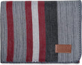 Qisu Alpaca Wool Blanket Throw | Queen, Stripes | 85 x 65 inches | Ultra-Soft by QISU