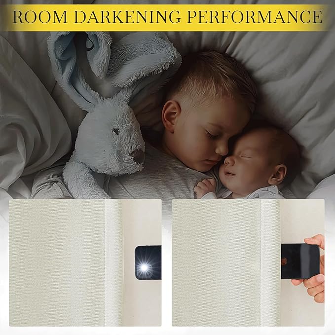 NICETOWN Room Darkening Curtains 96 inches Long - Image 4