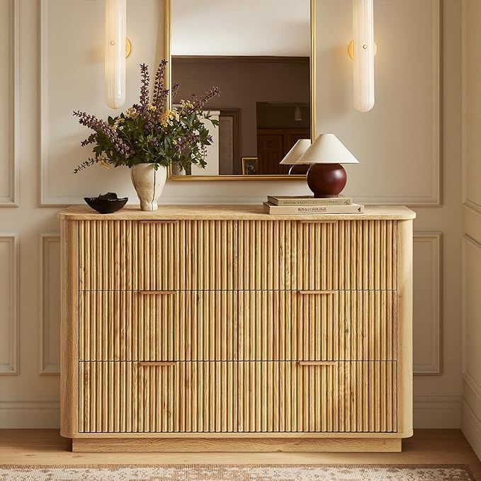 win2win 6 Drawer Dresser, Modern Dresser - Image 9