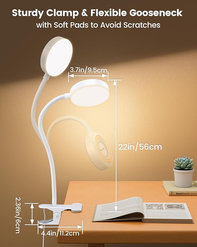 Glocusent 72 LED Clip on Lamp - Image 6