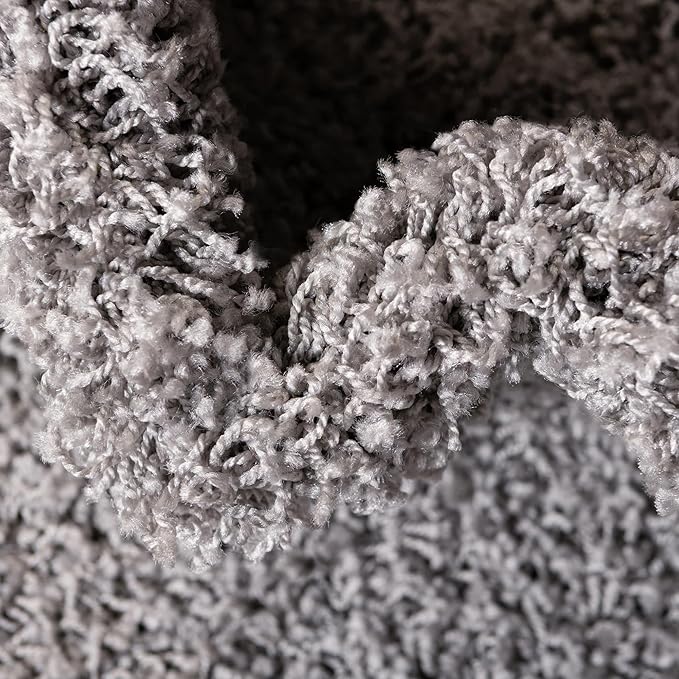 Unique Loom Solid Shag Collection Area Rug - Image 8