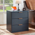 LEYAOYAO 23" Wide Fluted Night Stand by LEYAOYAO-Findtheshiningpointofyourideallife%EF%BC%81
