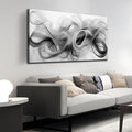 JuhaiArt Abstract Wall Art Black Picture Art Black Wall Decor White Wall Art by JuhaiArt