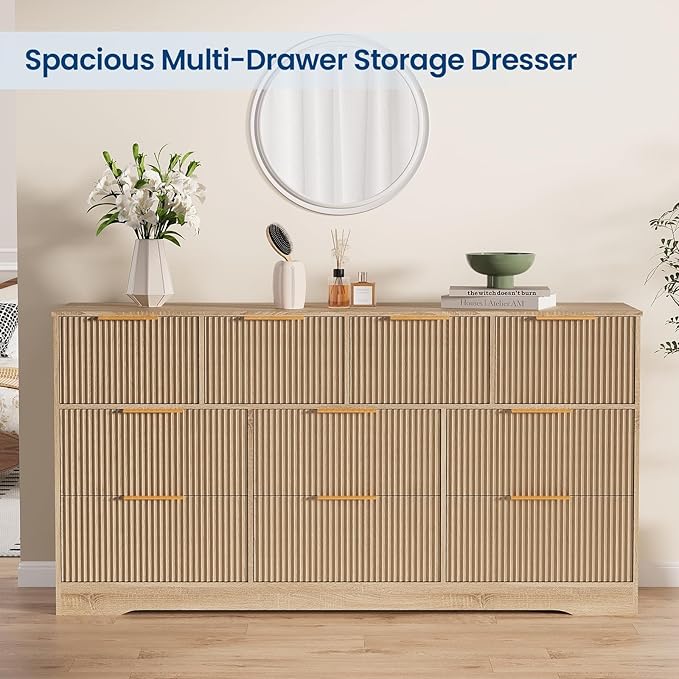 GarveeHome Fluted Dresser for Bedroom - Image 5