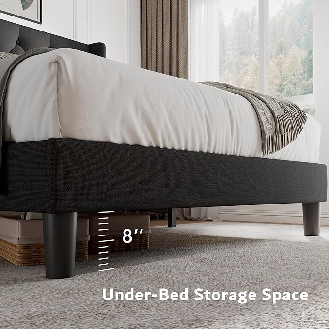 iPormis King Size Platform Bed Frame - Image 4