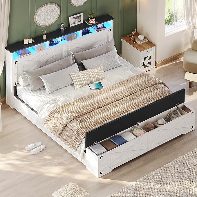Hasuit Queen Size Bed Frame - Image 8
