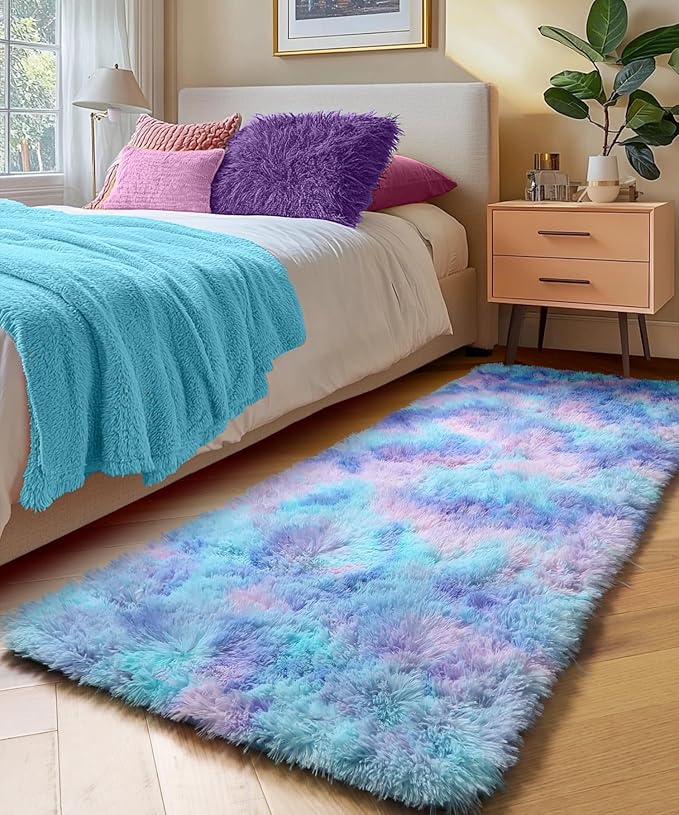 PAGISOFE Machine Washable Rainbow Runner Rugs - Image 8