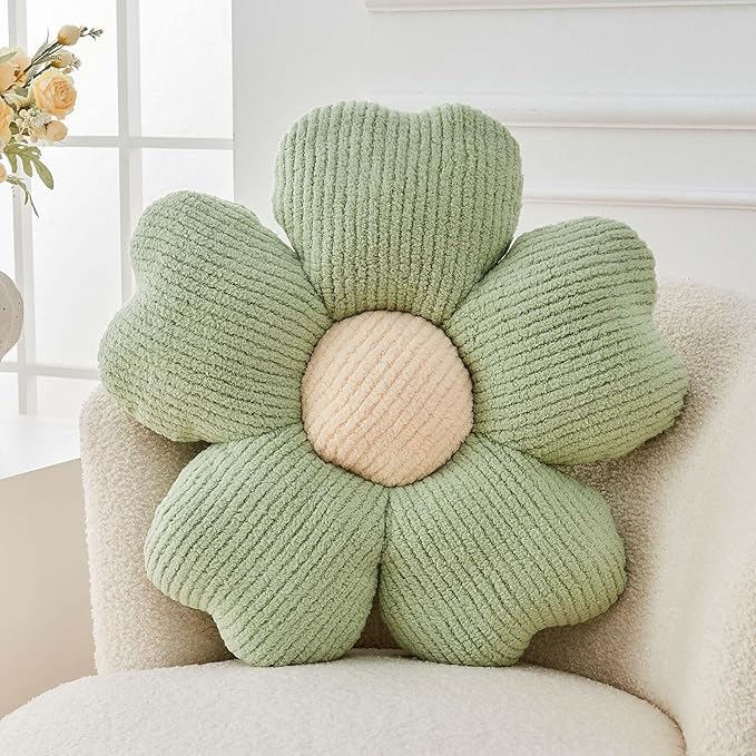 Kcvvcr Flower Throw Pillow, Cute Flower Shaped Pillow Decorative Throw Pillow by Kcvvcr