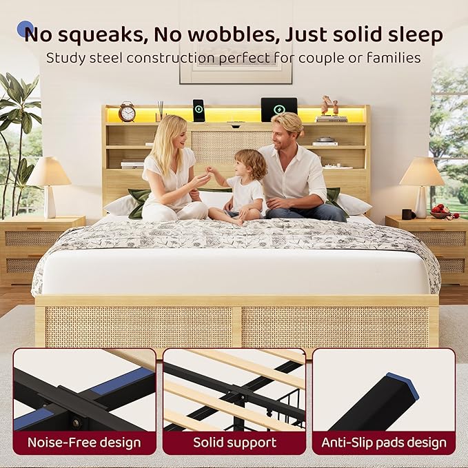 King Size Rattan Bed Frame - Image 7