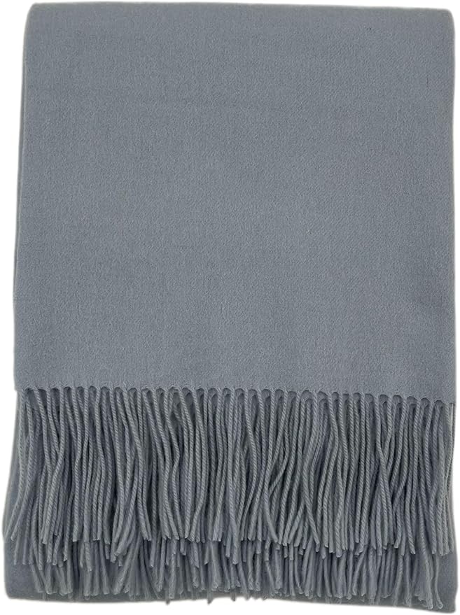 Alashan Cashmere Blend Ripple Finish Woven Throw - Image 2