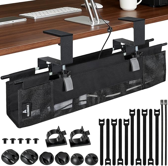 Under Desk Cable Organizer by Unknown