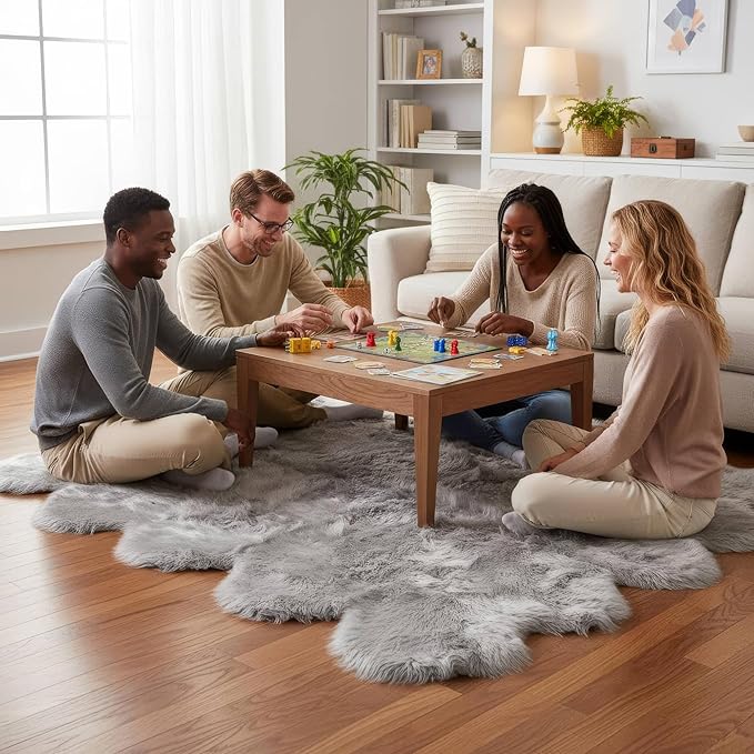 Premium Genuine Sheepskin Rugs for Living Room - Image 9