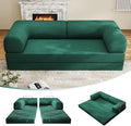 4-in-1 Folding Convertible Sofa Bed, 78 Inch Boneless Couch by Selyteramy