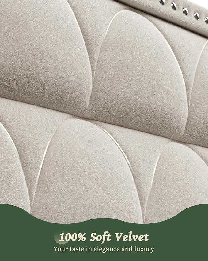 King Size Bed Frame with 56" Headboard - Image 6