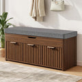 Shoe Bench with Storage by LOOMORA