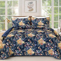 WONGS BEDDING Quilt King Size, Botanical Quilt by WONGSBEDDING